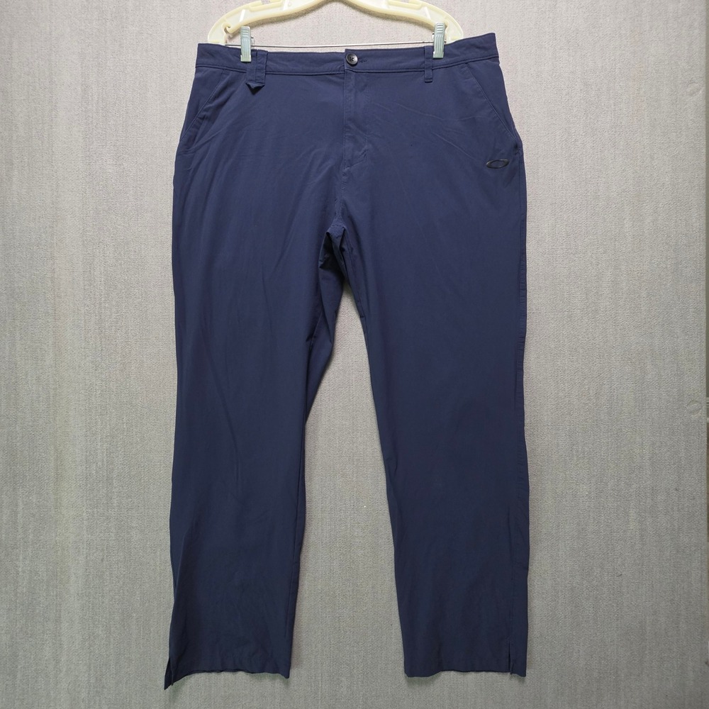 Oakley Pants Mens 38 Blue Regular Fit Performance Golf Trousers